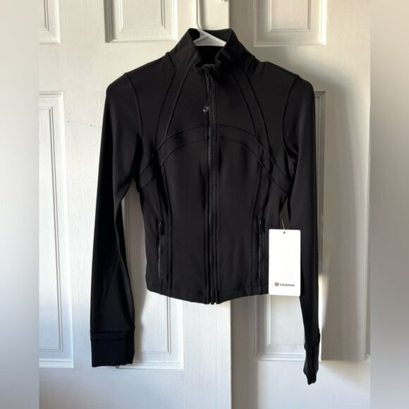 🆕Lululemon🍋 Define Cropped Jacket Nulu Black Sz 4 - Picture 8 of 12